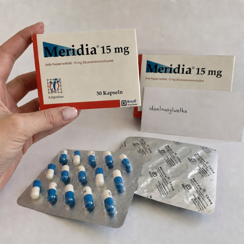 Meridia 15mg 30 kaps Oryginał z Niemiec HIT